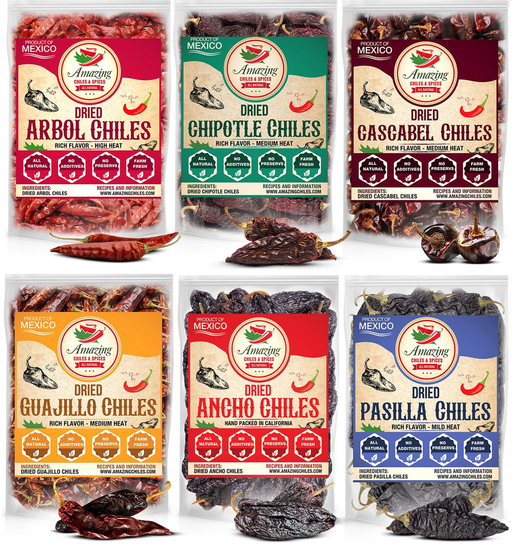 Amazing Chiles & Spices ancho dried peppers for authentic Mexican flavor
