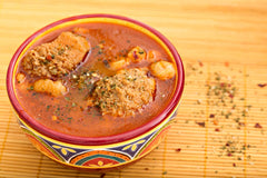 Amazing Chiles & Spices spice blend poured over simmering stew for depth
