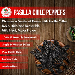 Amazing Chiles and Spices pasilla chiles dried ready for mole sauces