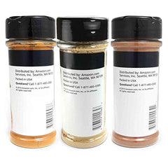 Amazon Brand Happy Belly Wellness Spices ginger and cinnamon spice jars ideal for warming beverages.