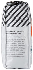 Amazon Fresh Colombia coffee being poured into a cup.