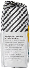 Amazon Fresh Just Bright Arabica beans offer a smooth, mild cup experience.