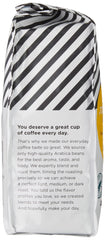 Roasted beans close-up from Amazon Fresh Just Bright for a balanced, mild cup