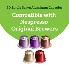 Amazon Fresh Lungo Intens capsules offer a smoother medium roast for longer moments.
