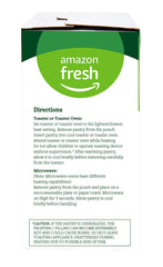 Amazon Fresh cherry toaster pastries 12-count box for a warm, satisfying morning treat.