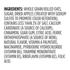 Amazon Grocery Apple & Cinnamon Instant Oatmeal serving bowl ready in minutes