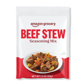 Amazon Grocery beef-stew seasoning packet shown for quick, flavorful meals