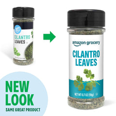 Amazon Grocery Cilantro Leaves pour usage, perfect for sauces and garnishes.
