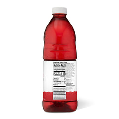 Amazon Grocery Cranberry Juice Blend being poured into a glass for flavor.