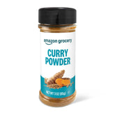 Amazon Grocery curry powder 3 oz bottle close-up showing rich flavor
