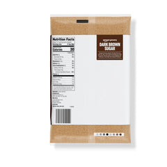 Amazon Grocery dark brown sugar packaging showing a sturdy 2lb bag for pantry storage.