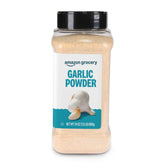Amazon Grocery garlic powder 24oz front view enhances savory flavor in everyday cooking.