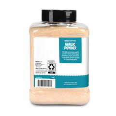 Amazon Grocery garlic powder 24oz on kitchen counter ready for flavorful prep.
