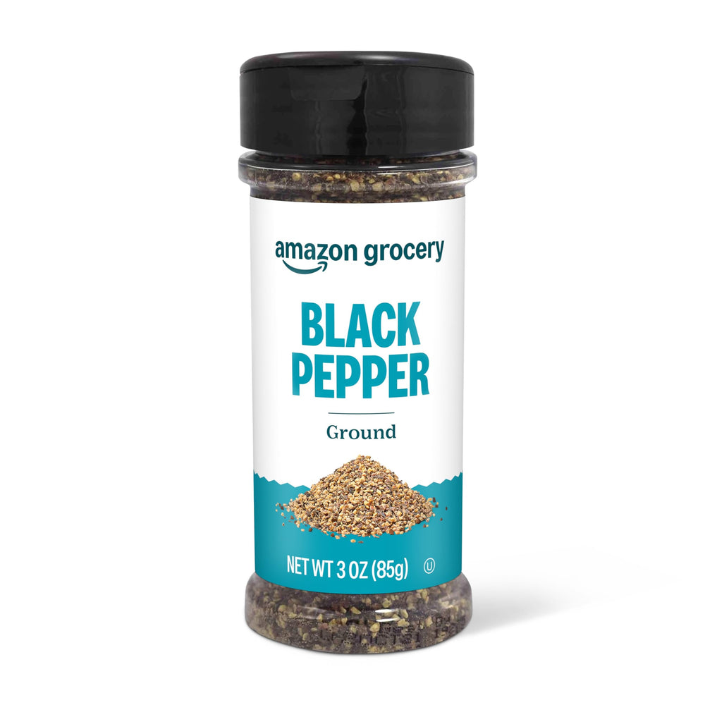Amazon Grocery ground black pepper bottle for enhanced flavor in recipes