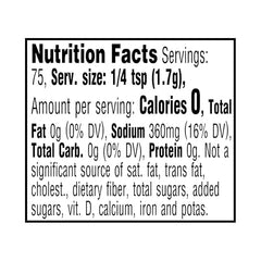 Amazon Grocery Lemon & Pepper seasoning bottle pour demonstrates easy seasoning for quick dinners.