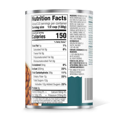 Amazon Grocery Original Baked Beans can close-up emphasizes convenient pantry staple