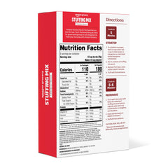 Amazon Grocery stuffing mix packaging highlights no artificial colors.