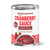 Amazon Grocery Whole Berry Cranberry Sauce can, perfect side for holiday meals.