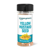 Amazon Grocery yellow mustard seed jar on shelf for pantry staple flavor
