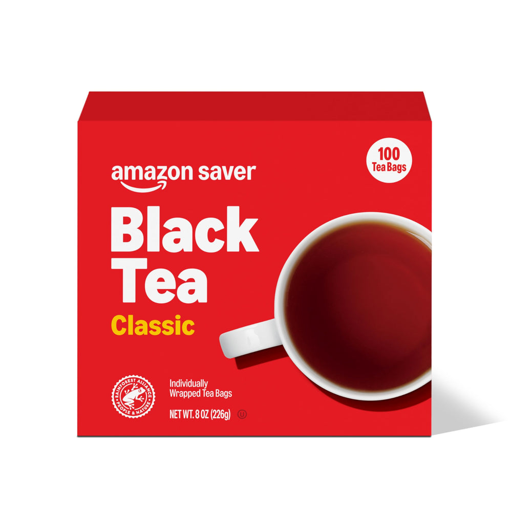 Amazon Saver Classic Black Tea box 8 oz ready for daily brewing.
