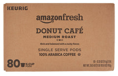 Amazon Fresh Donut Café aroma-steam close-up—inviting scent enhances morning rituals.