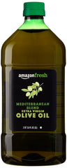 Amazon Fresh Mediterranean olive oil bottle enhances sautéing