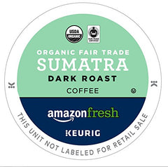 AmazonFresh Sumatra Dark Roast K-Cups offer bold flavor for a rich, satisfying cup.