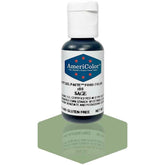 AmeriColor Sage soft gel paste bottle pouring for precise color drops