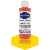 Americolor Soft Gel Paste Lemon Yellow bottle front for precise decorating