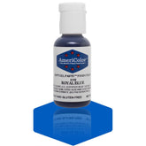AmeriColor Royal Blue Soft Gel Paste bottle with flip-top cap for precise dispensing