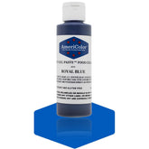 AmeriColor Soft Gel Paste Royal Blue bottle delivers vibrant, uniform color for cakes and cookies.