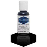 AmeriColor Super Black bottle pour demonstrates precise drop control for consistent coloring