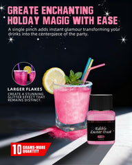 AmeriMade Pink Edible Glitter cake decor creates eye-catching fondant shine