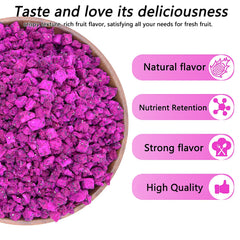 Amilutuo dragon fruit in a smoothie for natural flavor and crunch