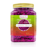 Amilutuo freeze-dried dragon fruit chunks in a jar for shelf-stable snacking and topping ideas