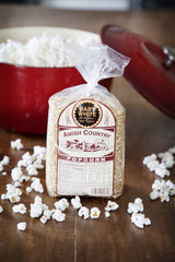 Amish Country Popcorn Baby White Extra Small kernel closeup – tiny tender kernels ready to pop