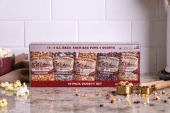 Amish Country Popcorn Baby White kernels shown for light popping