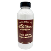 Amish Country Popcorn fine white salt bag front for easy seasoning.