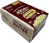 Amish Country Popcorn medium white butter packaging ready for quick snacking.
