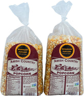 Amish Country Popcorn mushroom kernels in a bag for fresh popping