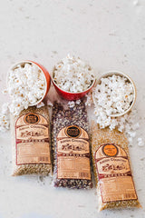 Amish Country Popcorn Purple kernels add color to snacks.