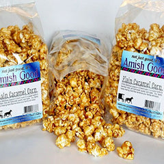 Amish Good caramel popcorn bag two-pack, perfect for office snacking