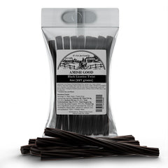 Amish Good Gourmet Licorice Twist Candy pack front shows premium chewy treats for sharing.