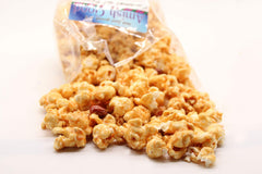 Amish Good hand-stirred copper kettle popcorn delivers even caramel coating