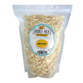 Amish Wedding gluten free noodles bag front view with double yolk eggs.