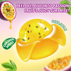 AMOS Peelerz lychee flavor peel, vibrant tropical taste in each bite.
