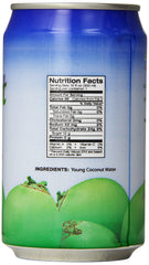 Amy & Brian Coconut Water Original pour highlighting natural electrolytes