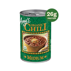 Amy's Chili Mexican-style broth simmered with veggies—bold flavor.