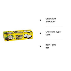 Anastasia Confections Coconut Patties Original, two-pack image ideal for sharing.