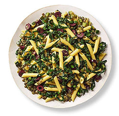 Ancient Harvest gluten-free badge on Penne Quinoa affirming allergen-friendly option